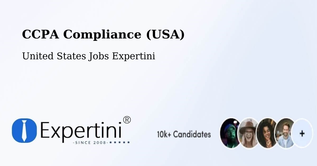 CCPA Privacy Rights & Compliance Notice – Chatom - United States Jobs Expertini